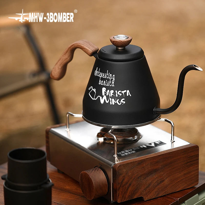 MHW 3BOMBER Pour Over Gooseneck Classic Coffee Kettle With Thermometer awakencoffee accessories